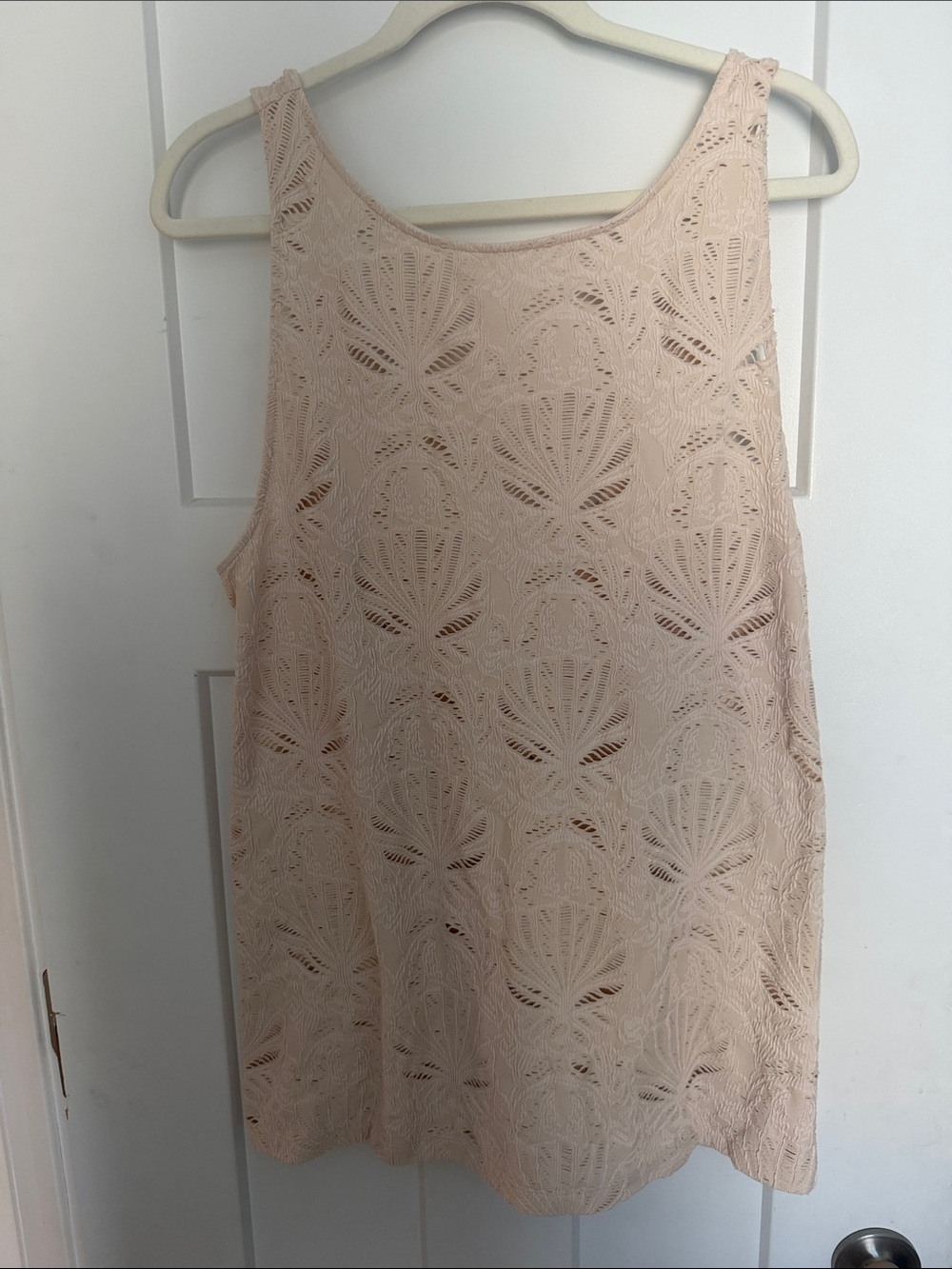Beige (Shade & Shore) Crochet Beach Cover Up